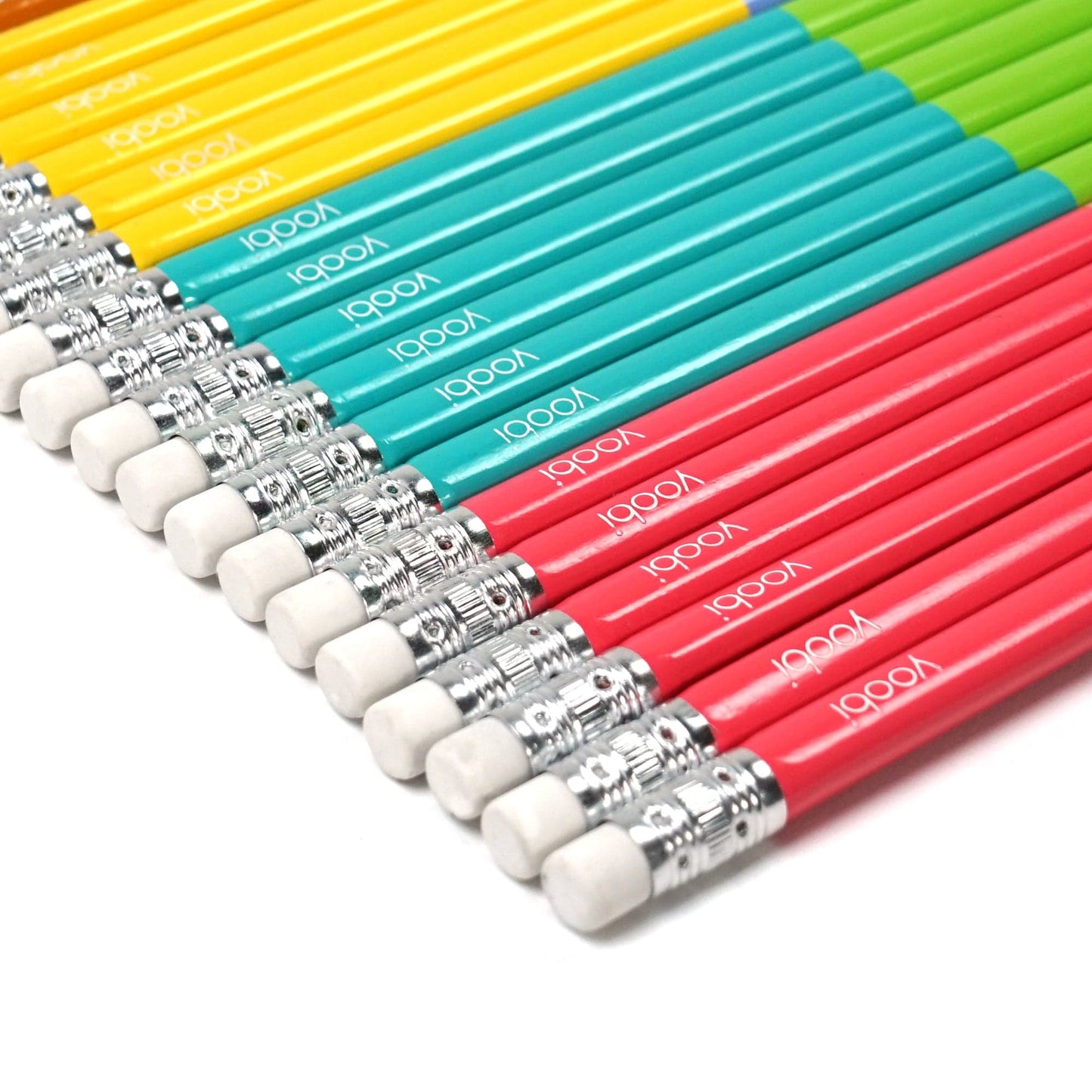 Yoobi Color Block No.2 Pencils 48pk